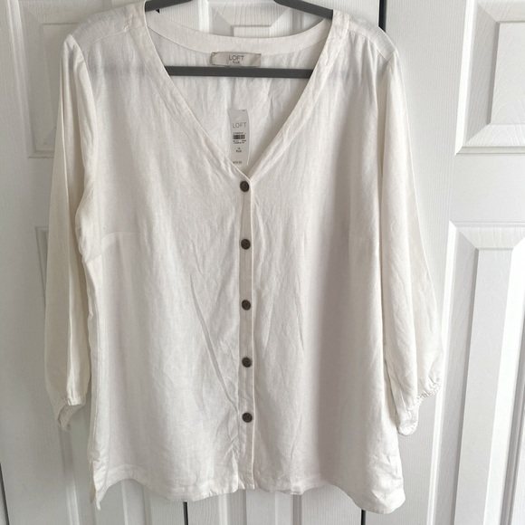 LOFT Tops - NWT - Loft Linen Blouse